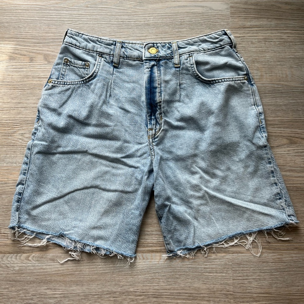 Pilcro Pleated Mom Jeans